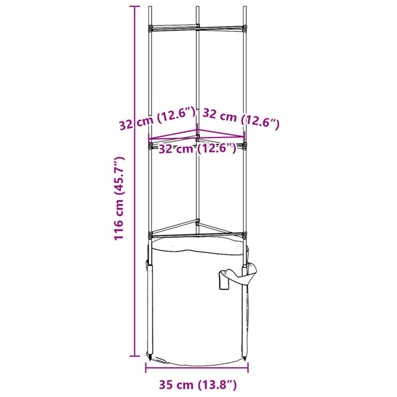 Plant Stand - Set of 4