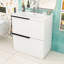 Meuble-lavabo de salle de bain avec lavabo et tiroirs-1122746043