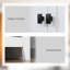 Armoire de rangement 4 portes à 4 niveaux Modern Modern