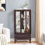 Armoire vitrée avec porte vitrée Curio-1757667237
