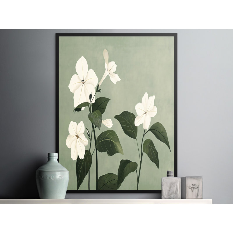 Floral Botanical Matte Poster, 9x11