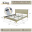 Lit plateforme à oreilles capitonné Deeb-1701119397-1701119407