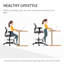 Vinestto Polyester Office Chair