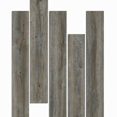 Hydrostop Quiet Anchor 20 MIL x 7 in. W x 48 in. L Waterproof Click Luxury Vinyl Plank Flooring ( 23.64-sq ft Carton )