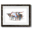 Modern Longhorns II, reproduction d'art encadrée-1350767911-1350767929
