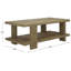 Table basse Malta Seagrass