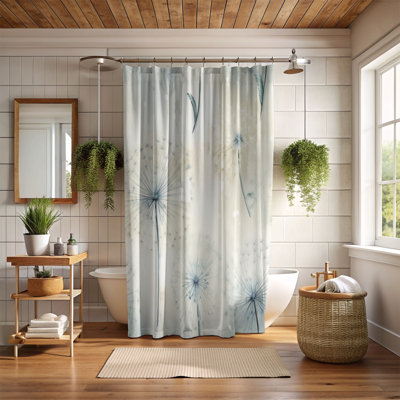 Dandelion Fields - Premium Shower Curtain