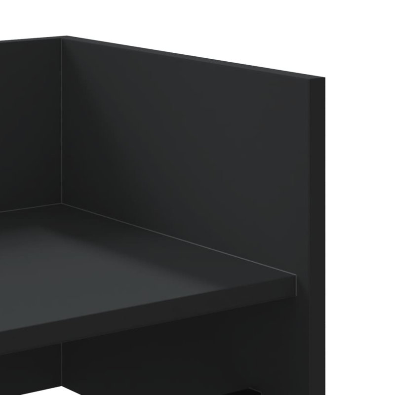 Robbert Floating Shelf, Black, 30.5cm H x 70.5cm W x 35cm