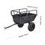 Remorque à benne basculante 500 lb Remorque de jardin en plastique Ft