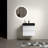 24'' Single Bathroom Vanity with Plastic Top
