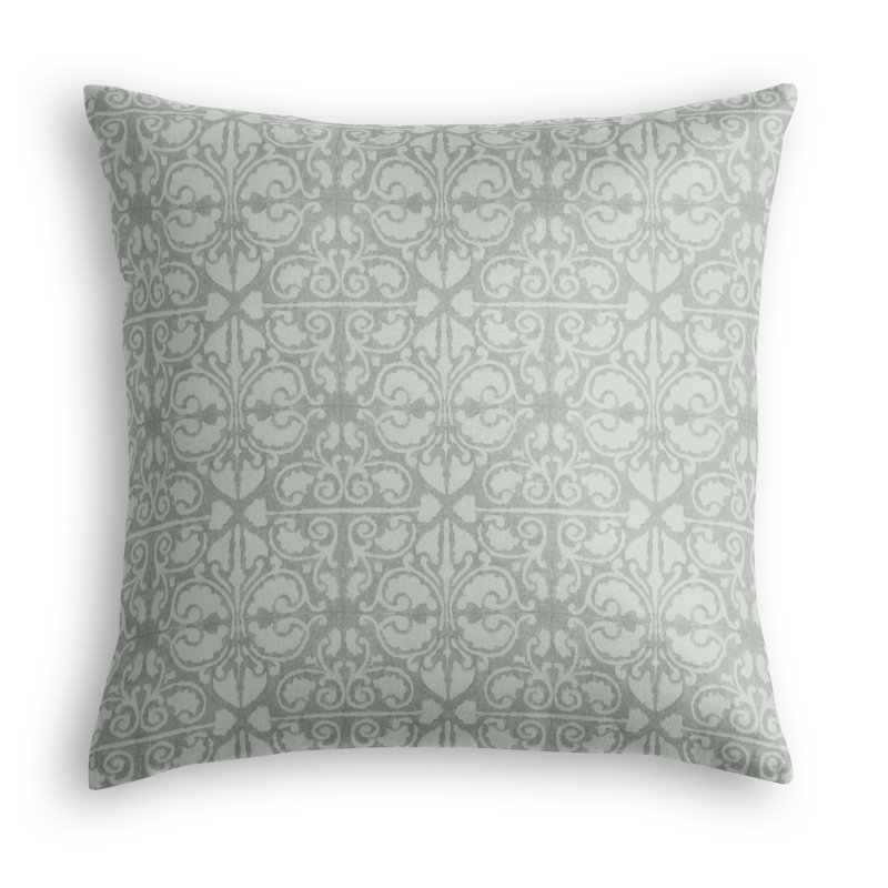 Coussin Claremont, 22 po x 22 po, Gris