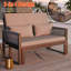 101cm Wide Straight Iron Patio Daybed