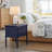 Emmett 2 Drawer Nightstand - Midnight Blue (Only Nightstand)-501241480