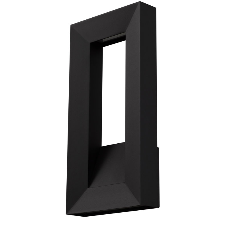 Applique murale à DEL 40 cm (16 pouces) à faible consommation (30 W), 1217 lumens, 3 températures de couleur sélectionnables (3000 K, 4000 K, 5000 K), compatible avec les variateurs, diffuseur en verre blanc dépoli pour un éclairage équilibré, design simple