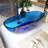 64'' x 29.6'' Soaking Resin Bathtub