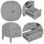 Ensemble de meuble-lavabo simple 36,02 po avec plateau en céramique Niajah-1078426279