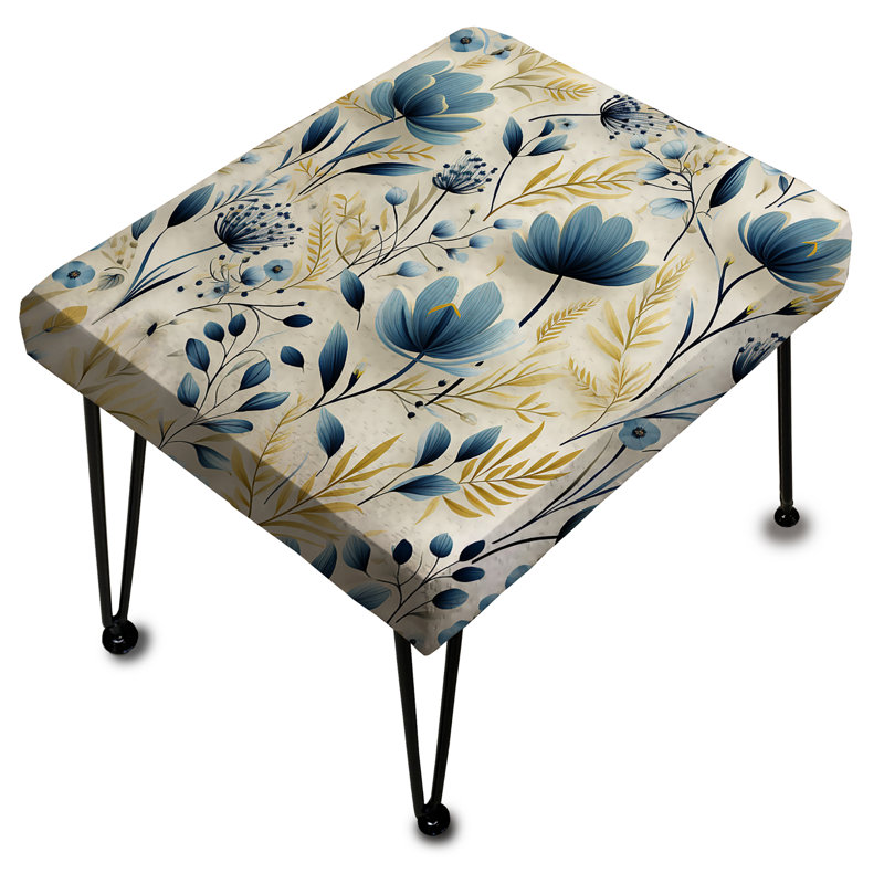 Natural Plant Fusion II - Plants Rectangle Ottoman