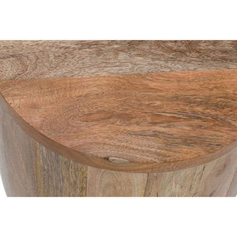 Fairlight Solid Wood Block End Table