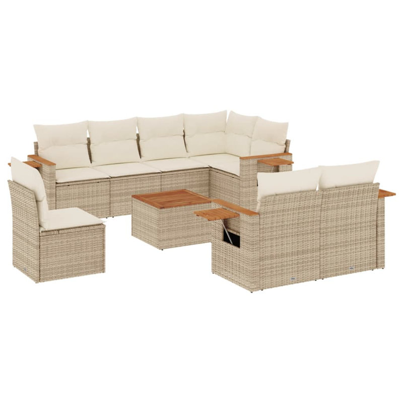  Garden Sofa Set Beige