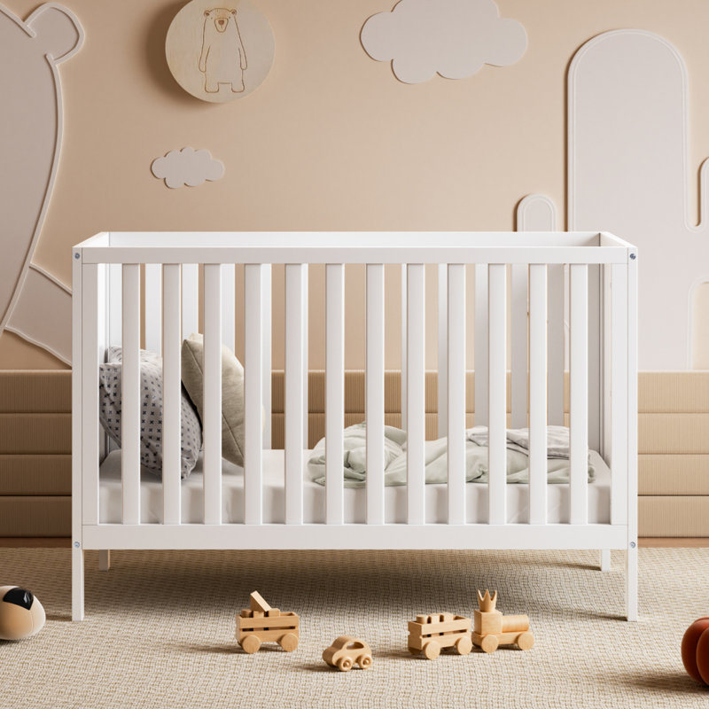  Lit de bébé convertible 4-en-1 Kerenza, Blanc