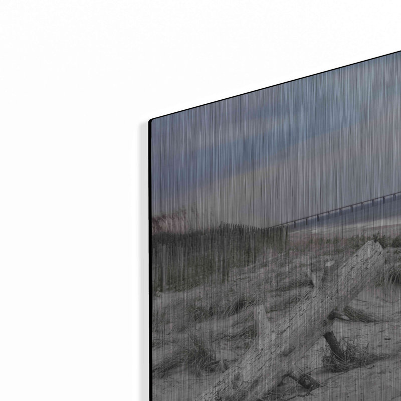 Beachcrest Home ™ «Outer Banks Beach» par Lori Deiter, art mural en métal, H 12 po x l 16 po