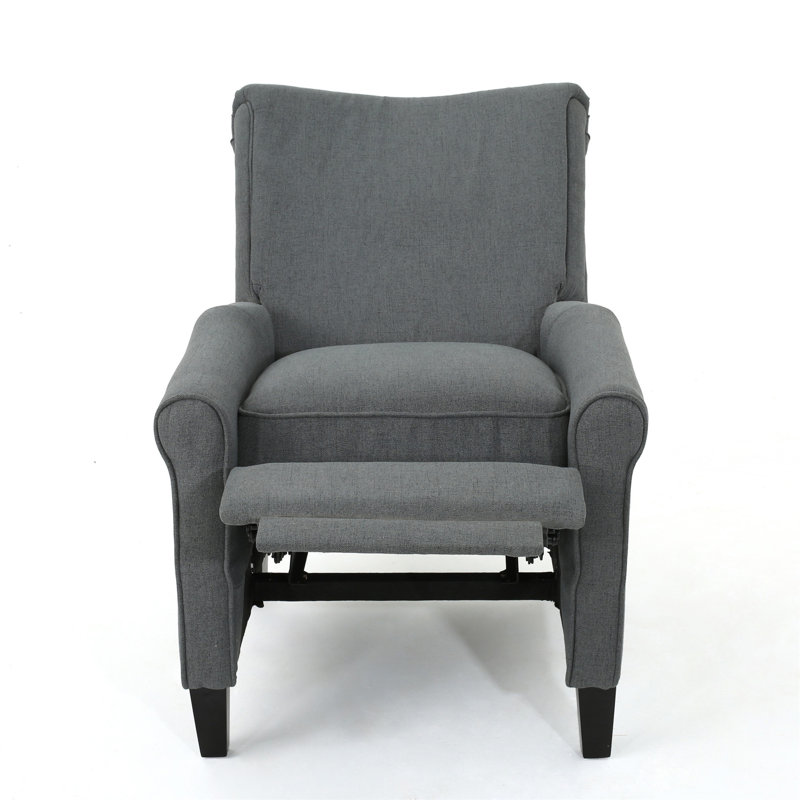 Fauteuil inclinable manuel standard avec mécanisme de poussée et conception compacte
