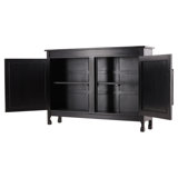 Furniture Classics Black Dalia Mahogany Accent Cabinet