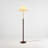 Minimalist Wrought Iron and Fabric Floor Lamp-117550018