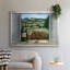 Blanc toscan et coquelicots - Reproduction de photo sur toile-87974359-87974357