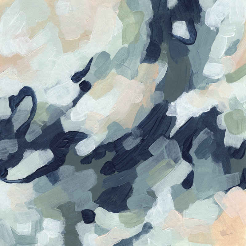 Dappled Abstract II by June Erica Vess - Wrapped Canvas Painting, 51cm H x 51cm W x 3.8cm D