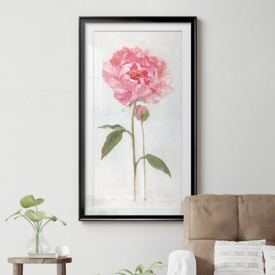 Pivoine I - Cadre photo, reproduction d'art sur papier