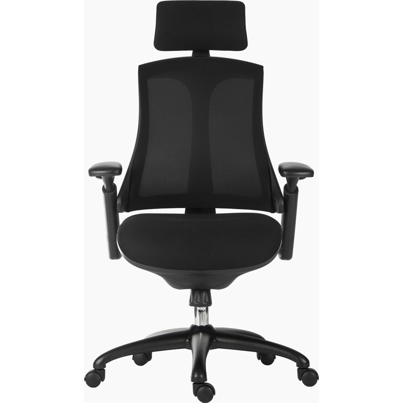 Mesh Executive Chair with Headrest, Black