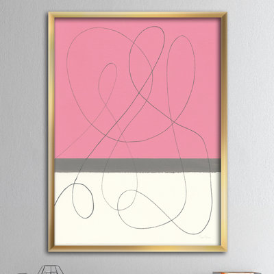 Cadre photo « geometric napolitain ii », reproduction sur toile