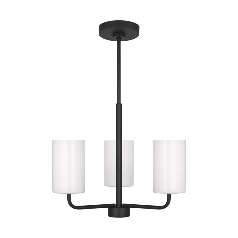 Lustre à 3 lumières Vincente, Noir mat, No