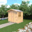 Alderney 7 ft. W x 5 ft. D Wood Shiplap Shed