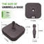 Base de parasol 80 lb