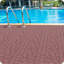 44 tuiles de terrasse à bricolage 44 po à motif de pierre neuve rouge 44 pièces pour porche, bord de piscine, balcon, cour