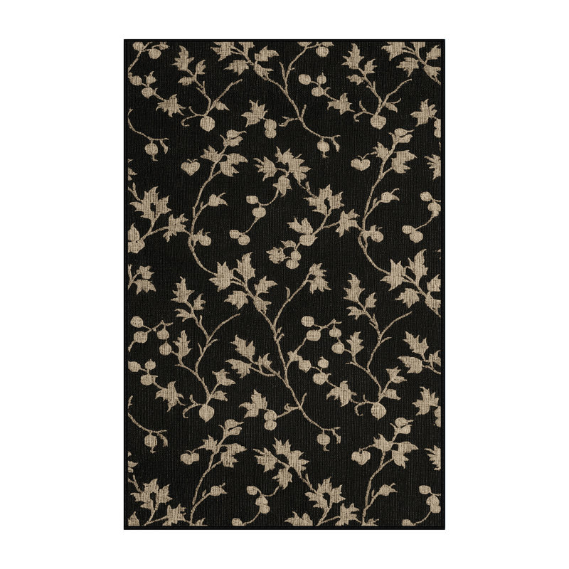  Tapis lavable à motif de fruits noirs cassis, Tapis de couloir 2 pi x 4 pi