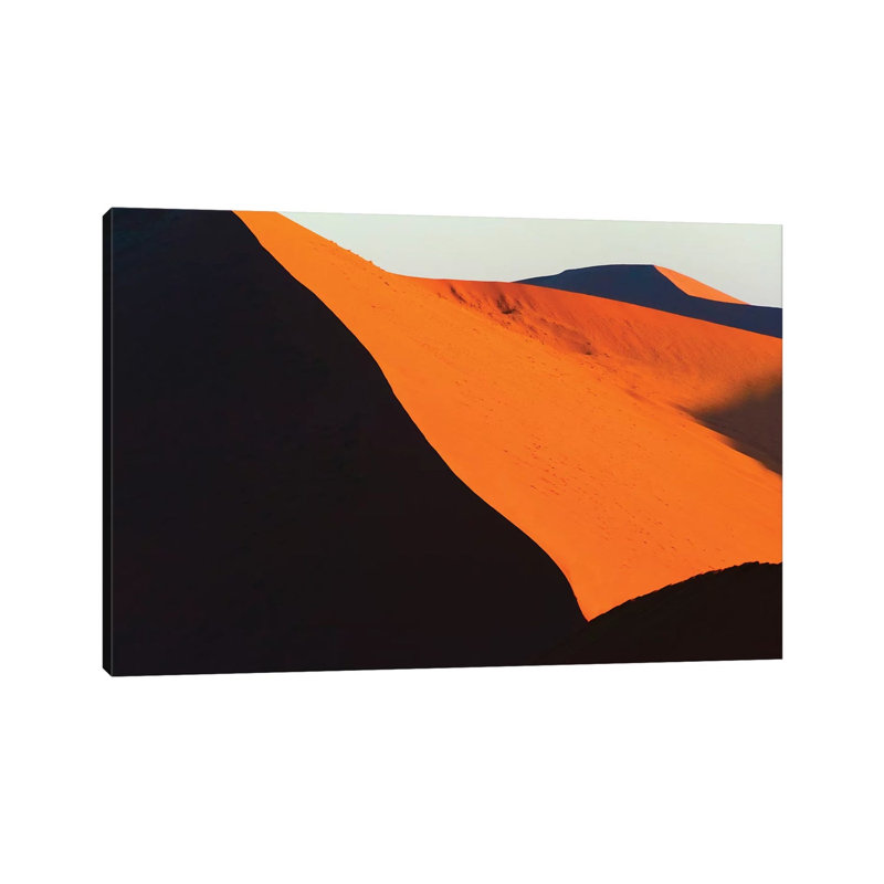Red Sand Dune 45 In Southern Namib Desert. Sossusvlei, Namib-Naukluft NP, Hardap Region, Namibia 1 Piece Wrapped Canvas Wall Art