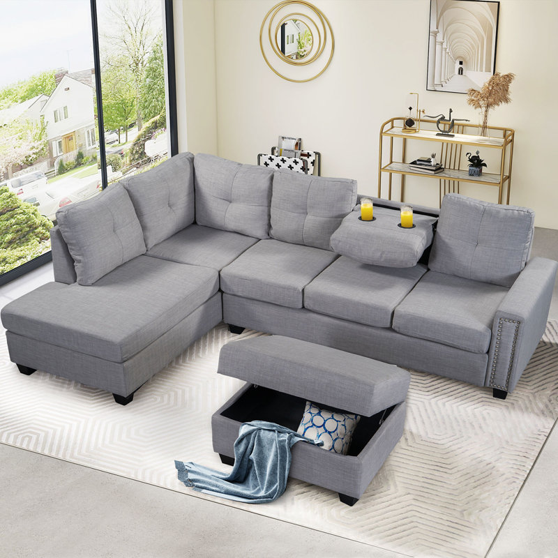 Hazrat Upholstered 108.1'' Sofa