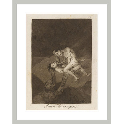 Quien lo creyera! (Who would have thought it!) by Francisco de Goya -Framed Giclee Print