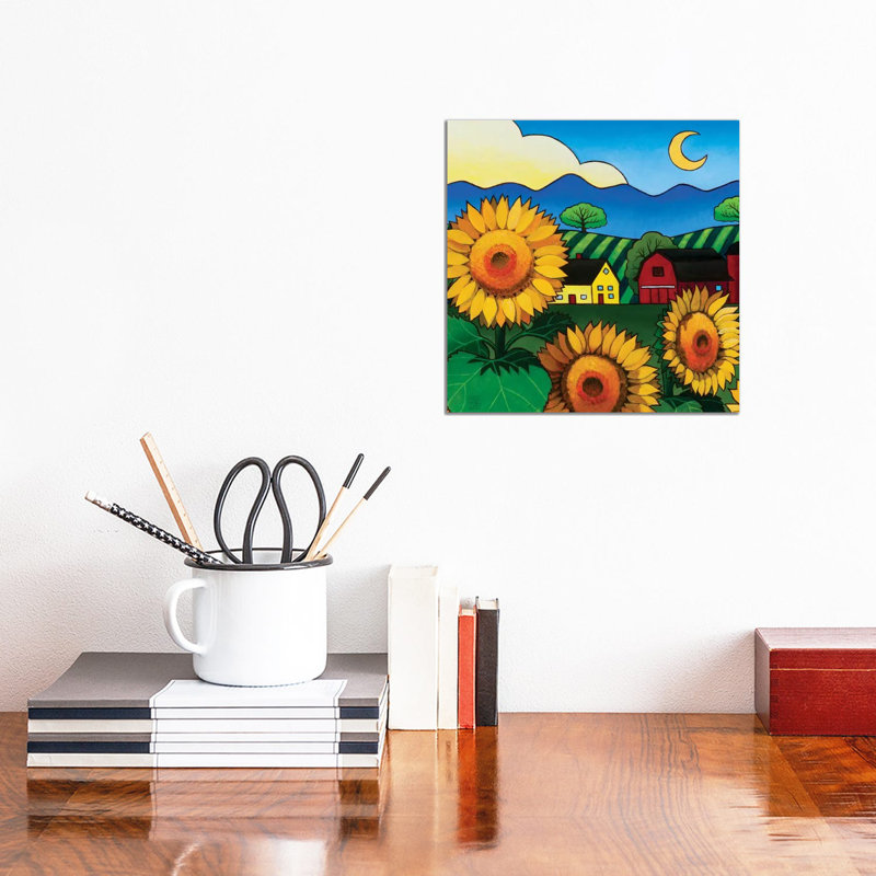 Fleur Du Soleil by Stacey Neumiller - Gallery-Wrapped Canvas Giclée on Canvas, 30.48 cm H x 30.48 cm W, Canvas