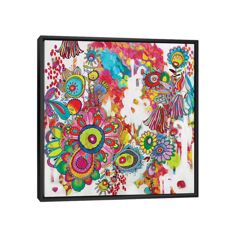 «Miss Penelope» par Stephanie Corfee, impression sur toile, H 18 po x l 18 po x P 1,5 po, Toile encadrée noire, Pas de tapis