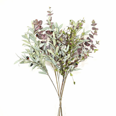 Branche d'eucalyptus artificiel 36 po pour remplissage de vase 36 po