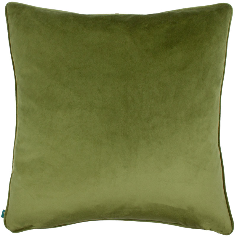 Leilani Floral Green Square Throw Cushion