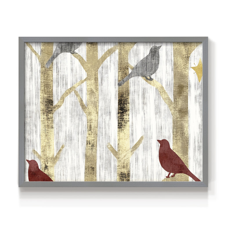 Chirstmas Art-CXXX -Framed Print - Restickable, H 11 po x l 14 po, Gris