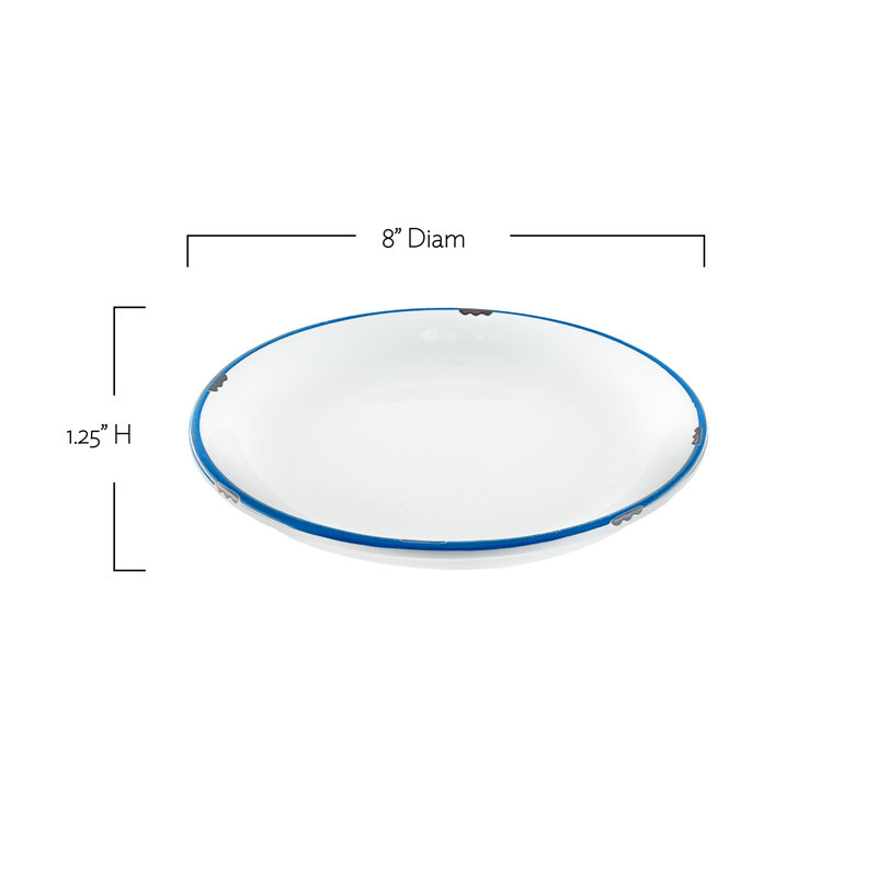 Service de vaisselle 4 pièces Canvas Home, Blanc