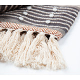 TIBA Embroidered Throw Blanket