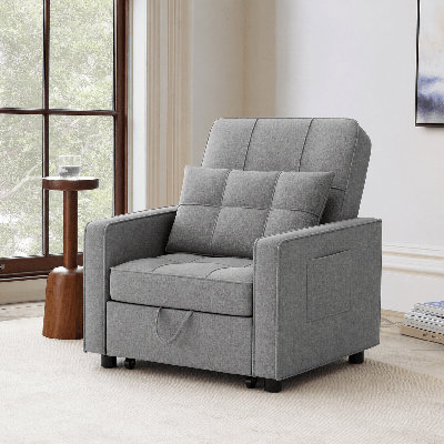 the Sleeper Long Convertible Sofa Bed, Versatile Comfort, Multi-functional Sofa