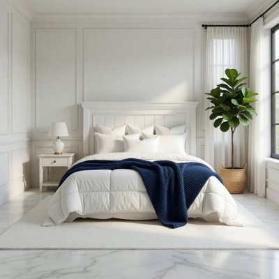 Glenroy Modern Panel Bed